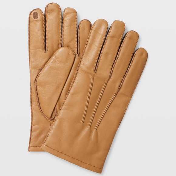 Leather Gloves - New With Tags - NEVER WORN - Brown